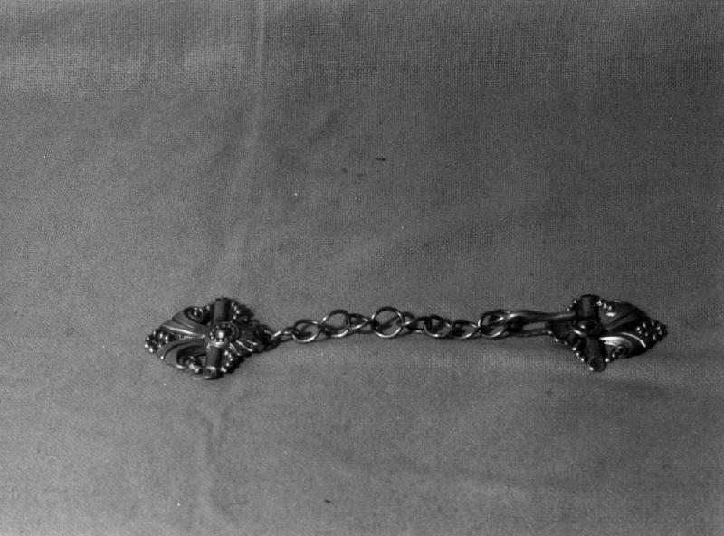 fermaglio di piviale, opera isolata - bottega ligure (ultimo quarto sec. XVIII)