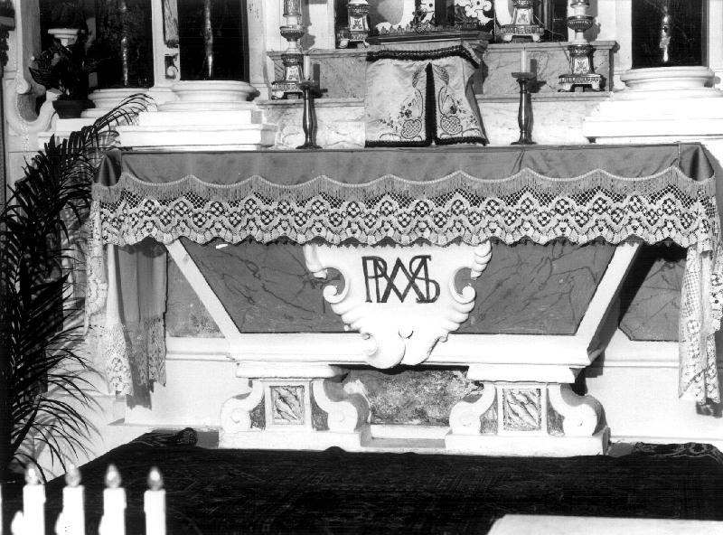 altare, insieme - bottega ligure (seconda metà sec. XVII)