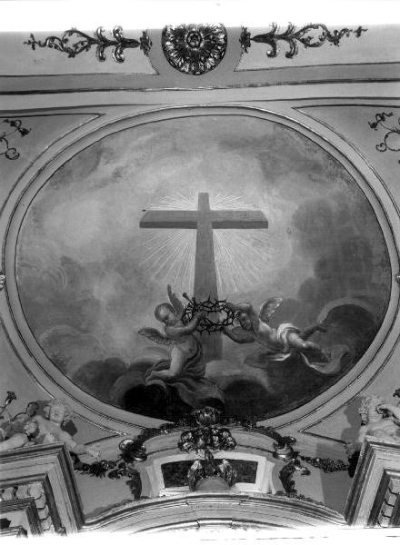 gloria della croce (dipinto, elemento d'insieme) di Paganelli Giuseppe (secc. XVIII/ XIX)