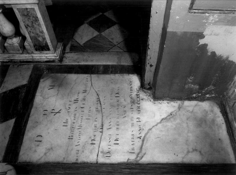 lapide, elemento d'insieme - bottega ligure (sec. XIX)