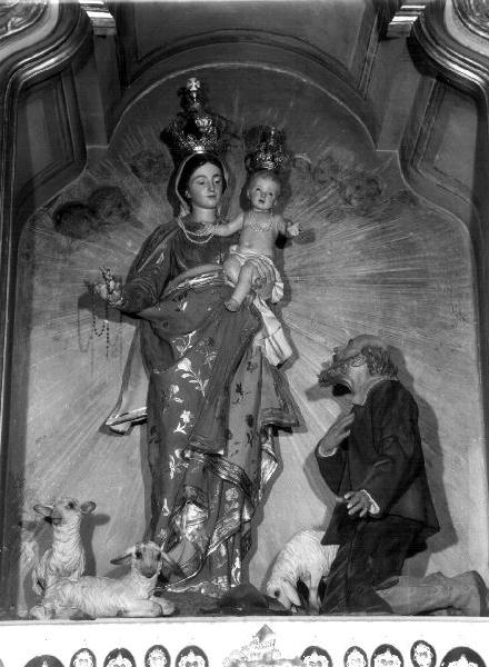 Madonna della Guardia (gruppo scultoreo, elemento d'insieme) di Canepa Antonio (sec. XIX)