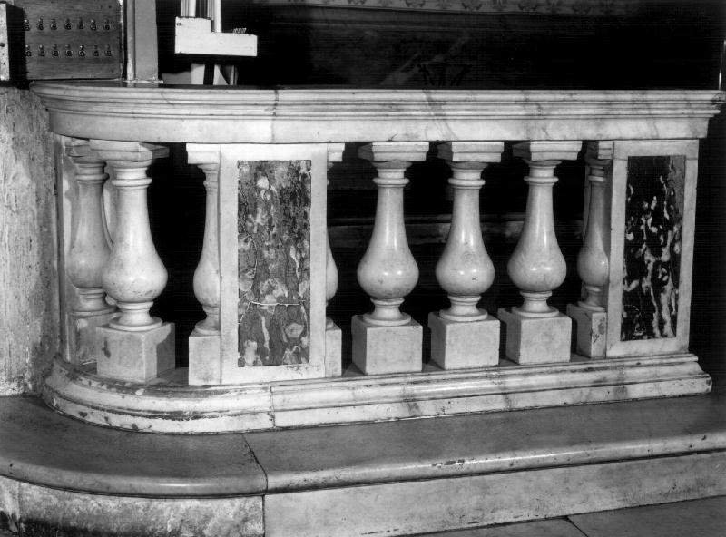 balaustrata, coppia - bottega ligure (sec. XVII)