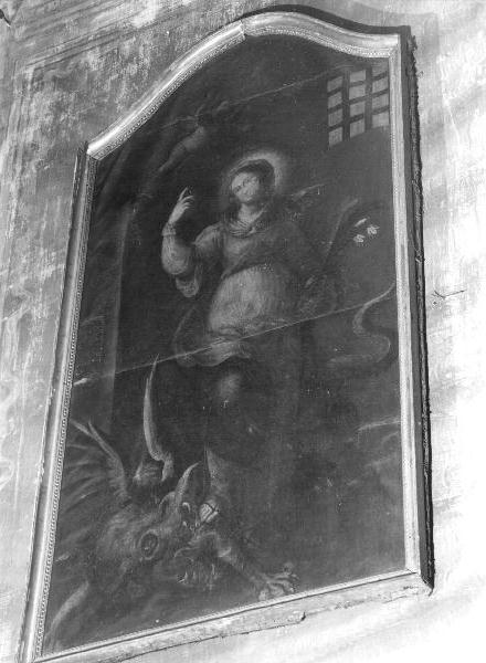Santa Margherita d'Antiochia (dipinto, opera isolata) di Fiasella Domenico detto Sarzana (attribuito) (sec. XVII)