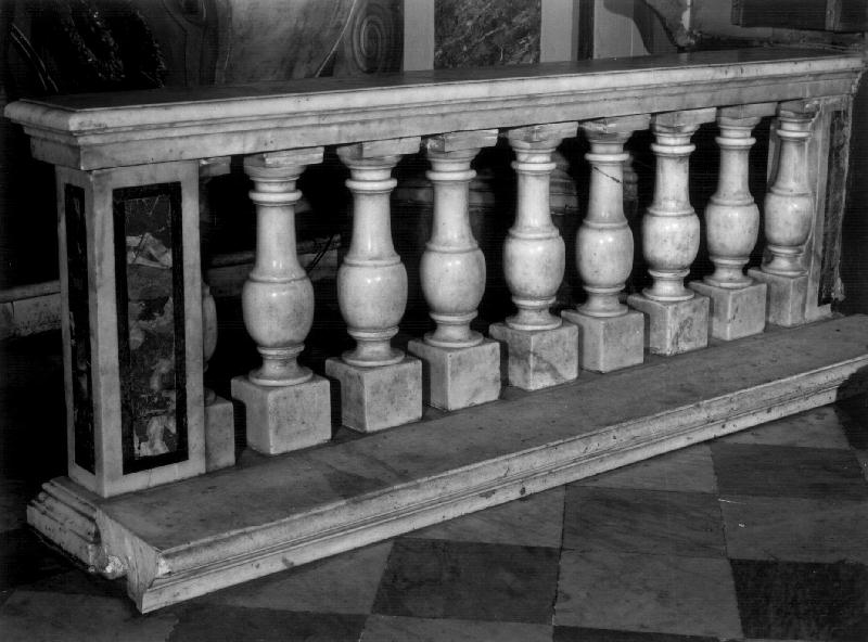 balaustrata, opera isolata - bottega ligure (sec. XVII)