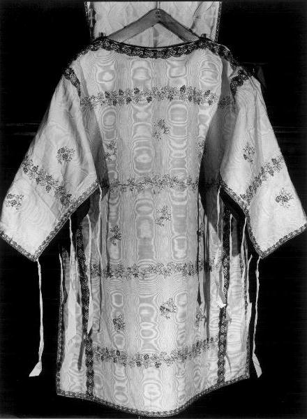 tunicella, coppia - manifattura ligure (secc. XIX/ XX)