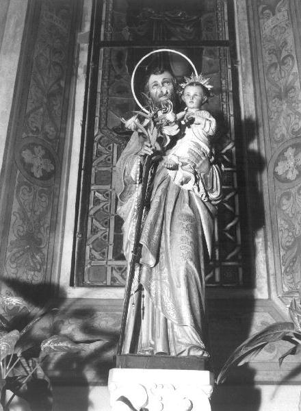 San Giuseppe e Gesù Bambino (statua, elemento d'insieme) di Stuflesser Ferdinand II (sec. XX)