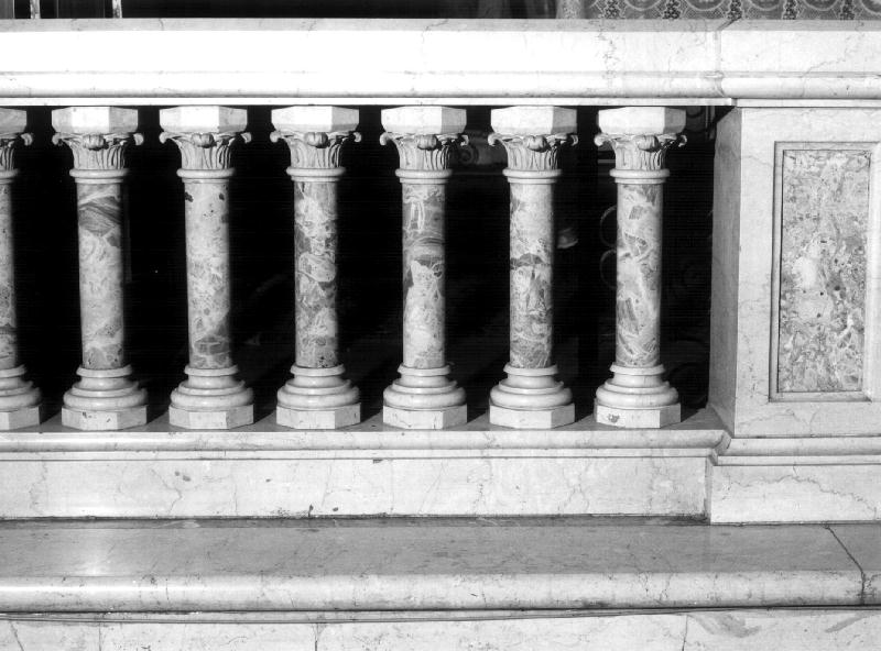 balaustrata, elemento d'insieme - bottega ligure (prima metà sec. XX)