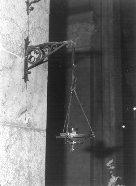 lampada pensile, coppia - PRODUZIONE LIGURE (sec. XX)