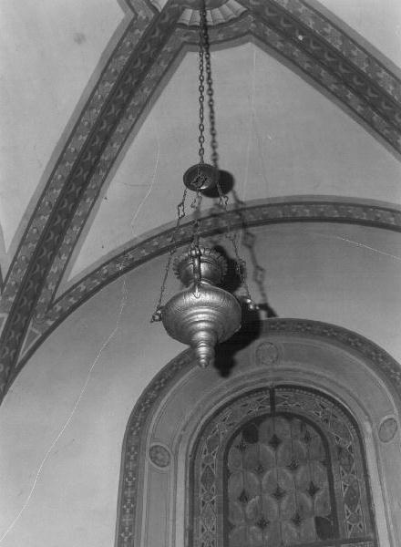 lampada pensile, coppia - bottega ligure (prima metà sec. XIX)