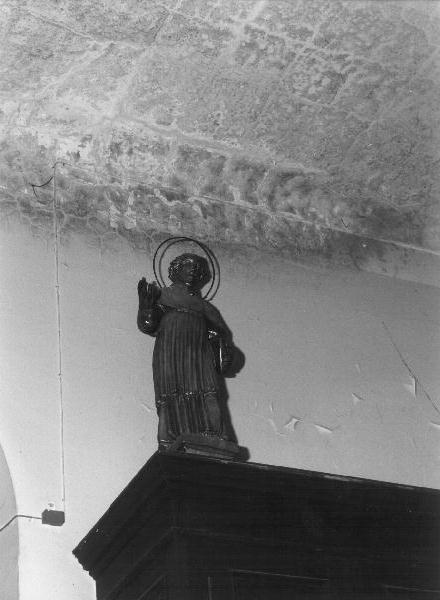 San Carlo Borromeo (statua, elemento d'insieme) - bottega ligure (sec. XVII)