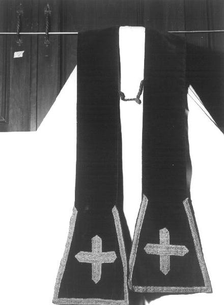 stola, opera isolata - manifattura ligure (sec. XIX)