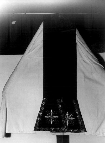 stola, elemento d'insieme - manifattura ligure (fine/inizio secc. XIX/ XX)