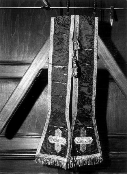 motivi decorativi vegetali (stola, opera isolata) - manifattura ligure (inizio sec. XX)