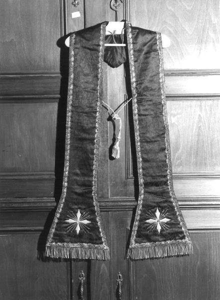 stola, opera isolata - manifattura ligure (prima metà sec. XX)