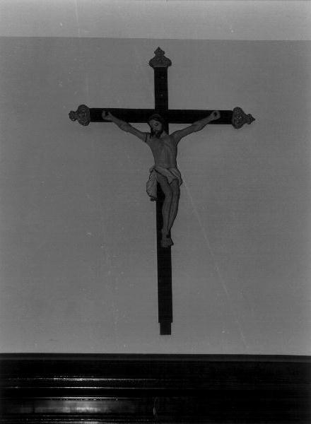 Cristo crocifisso (crocifisso, opera isolata) - bottega ligure (secc. XIX/ XX)