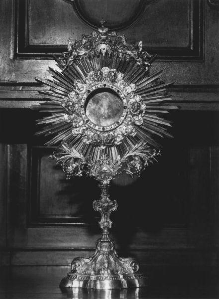 cherubini (ostensorio, opera isolata) - PRODUZIONE LIGURE (prima metà sec. XX)