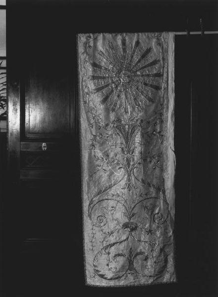 motivi decorativi a girali vegetali (velo omerale, elemento d'insieme) - manifattura ligure (inizio sec. XX)