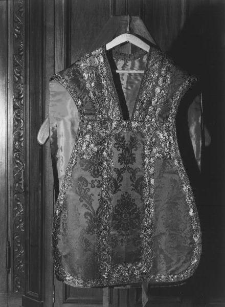 motivi decorativi vegetali (pianeta, elemento d'insieme) - manifattura ligure (prima metà sec. XX)