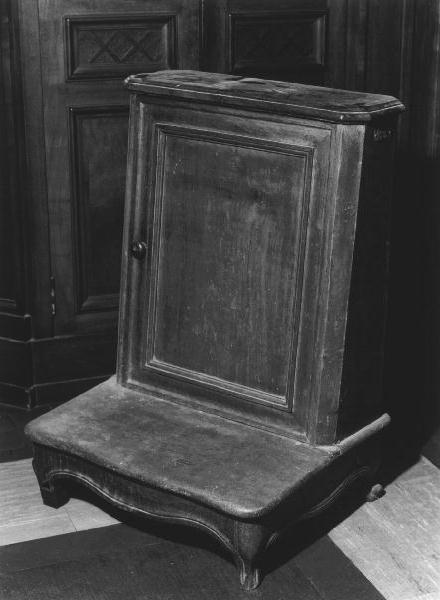 inginocchiatoio, opera isolata - bottega ligure (primo quarto sec. XIX)