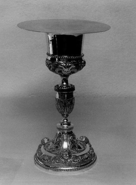 CHERUBINI/ MOTIVI DECORATIVI VEGETALI (calice, opera isolata) - bottega ligure (sec. XIX)