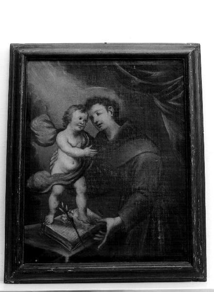 SANT'ANTONIO DA PADOVA (dipinto, opera isolata) - ambito ligure (fine/inizio secc. XVIII/ XIX)