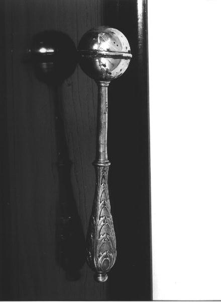 aspersorio, elemento d'insieme - bottega genovese (sec. XX)