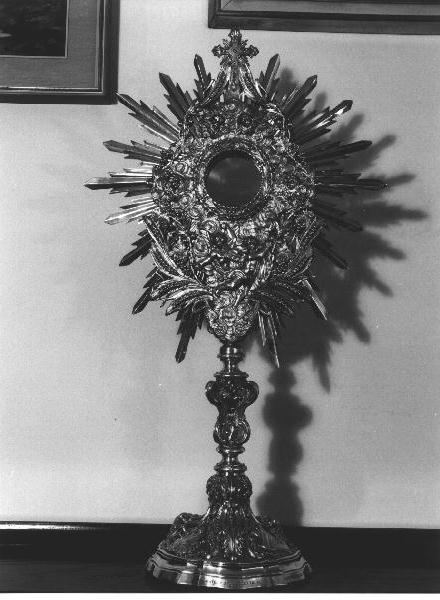 ostensorio, opera isolata - bottega genovese (sec. XX)