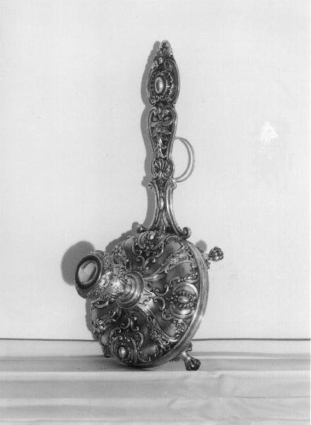 palmatoria, opera isolata - bottega genovese (seconda metà sec. XIX)