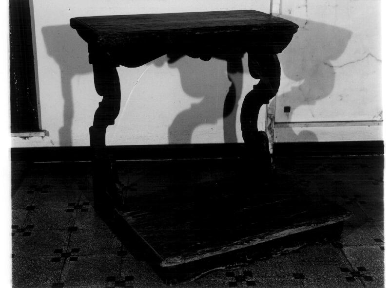 inginocchiatoio, opera isolata - PRODUZIONE GENOVESE (sec. XVIII)