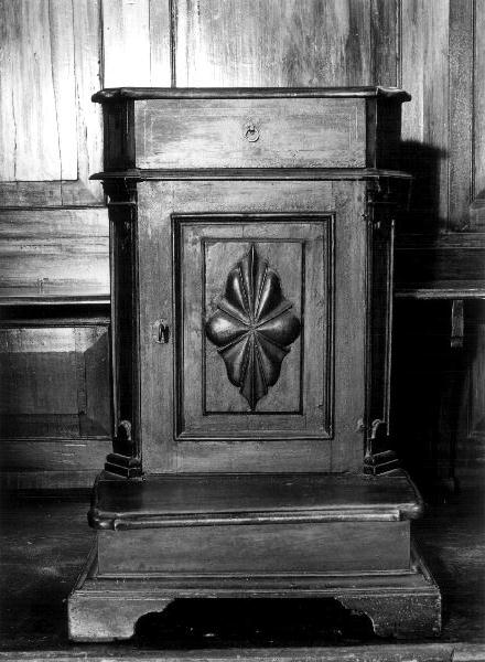 inginocchiatoio, opera isolata - PRODUZIONE GENOVESE (sec. XVII)