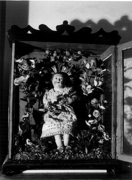 Gesù Bambino (statua, opera isolata) - PRODUZIONE GENOVESE (sec. XIX)