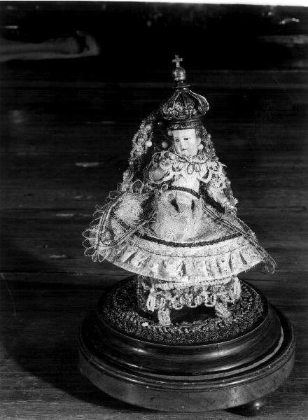 Gesù Bambino (statua, opera isolata) - PRODUZIONE GENOVESE (sec. XIX)