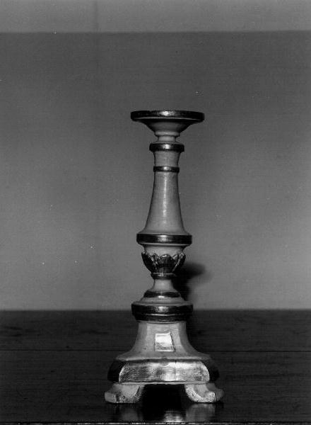 candeliere, coppia - bottega genovese (secc. XIX/ XX)