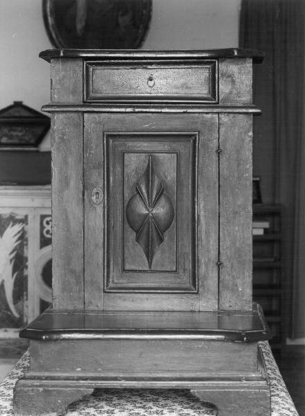 inginocchiatoio, opera isolata - PRODUZIONE GENOVESE (sec. XVII)