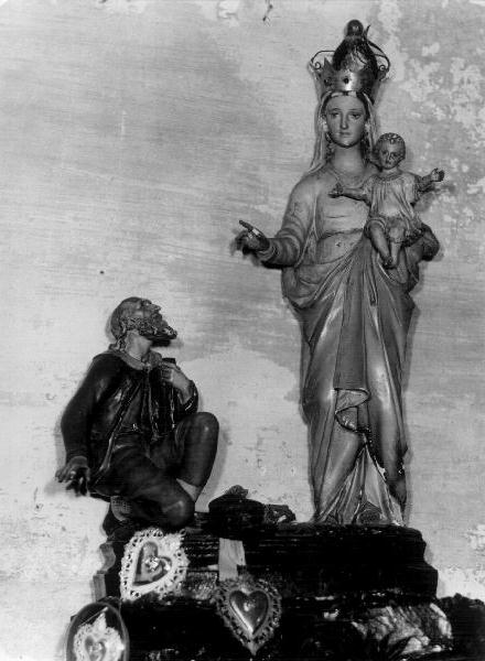 Madonna della Guardia (statua, opera isolata) - bottega genovese (ultimo quarto sec. XIX)