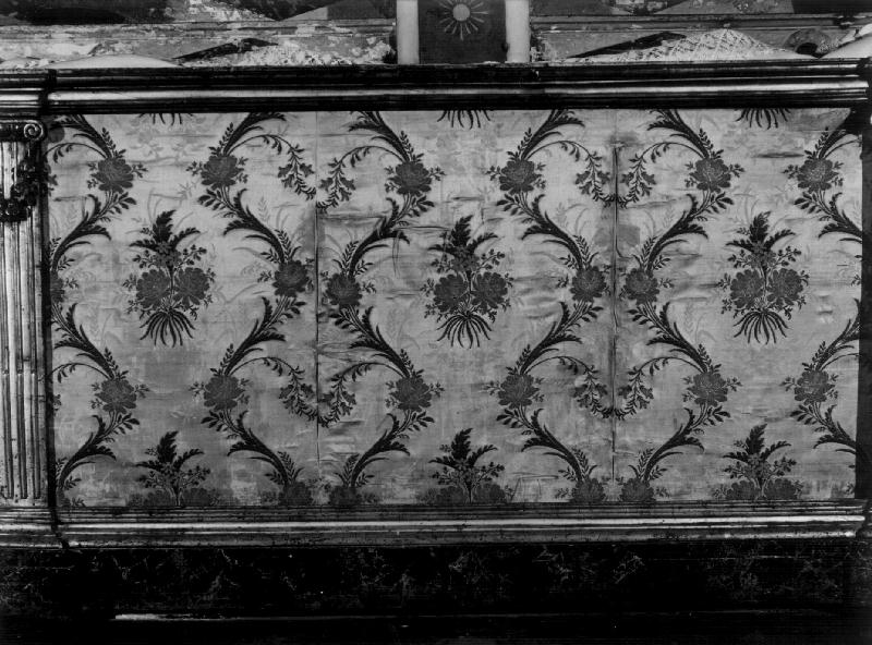 motivi decorativi floreali (paliotto, elemento d'insieme) - manifattura ligure (sec. XIX)