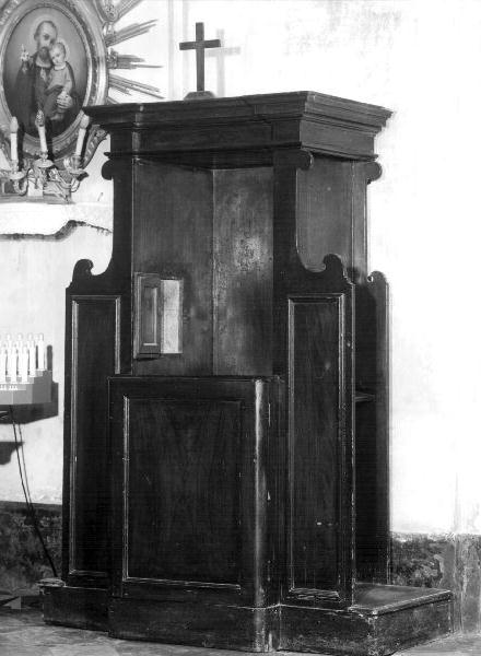 confessionale, serie - bottega ligure (sec. XIX)