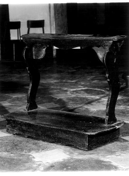 inginocchiatoio, opera isolata - bottega ligure (seconda metà sec. XIX)