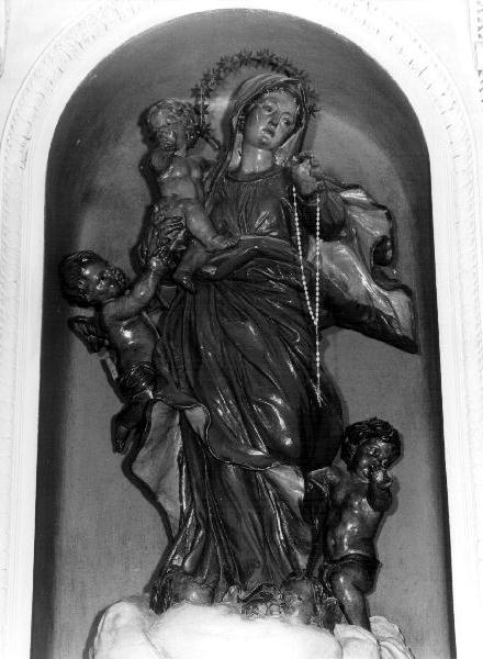 Madonna della Cintola (statua, elemento d'insieme) - bottega genovese (secc. XVII/ XVIII)