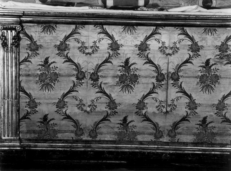 motivi decorativi floreali (paliotto, elemento d'insieme) - manifattura ligure (sec. XIX)