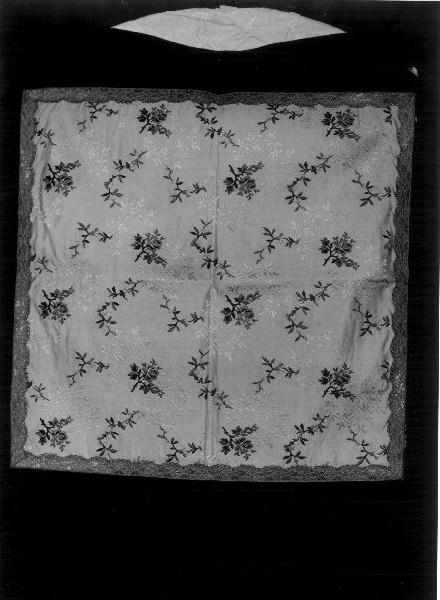 fiori (velo di calice, elemento d'insieme) - manifattura ligure (seconda metà sec. XIX)