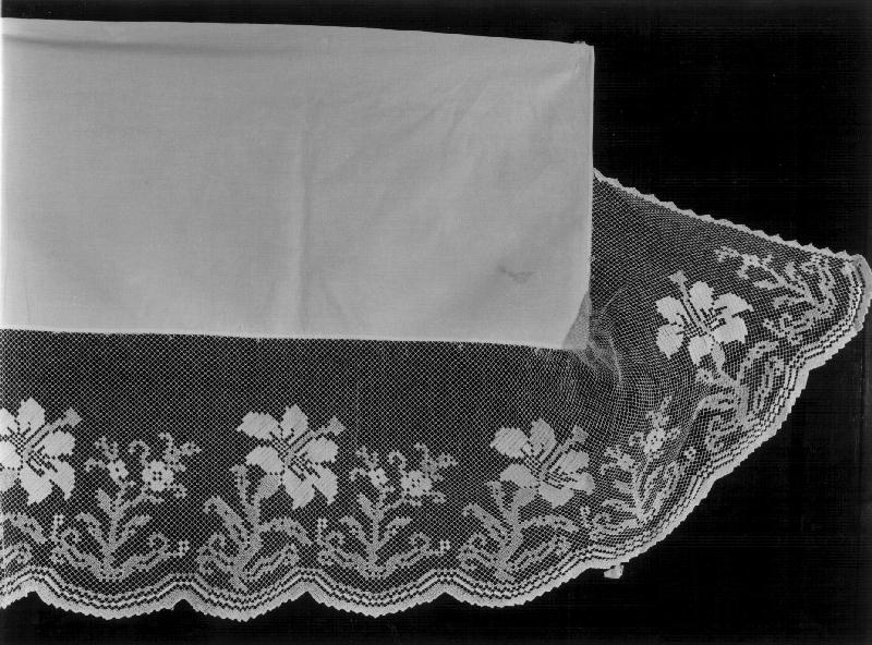 fiori (tovaglia da comunione, coppia) - manifattura ligure (secc. XIX/ XX)