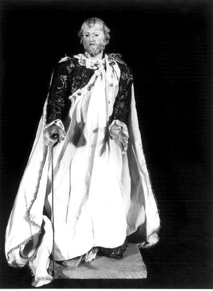 San Giuseppe (statua da presepio, elemento d'insieme) - PRODUZIONE GENOVESE (seconda metà sec. XVIII)