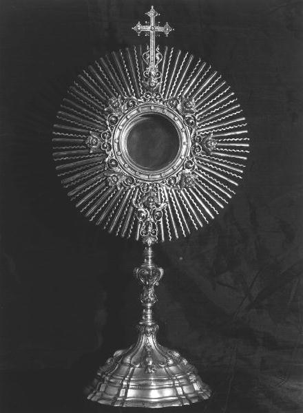 CHERUBINI (ostensorio, opera isolata) - PRODUZIONE LIGURE (prima metà sec. XX)