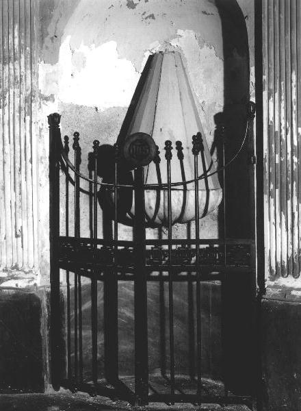 cancello, elemento d'insieme - PRODUZIONE LIGURE (prima metà sec. XX)