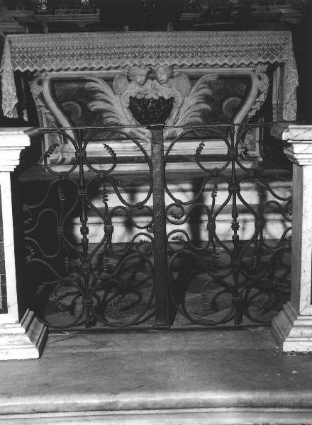 cancello, elemento d'insieme - PRODUZIONE LIGURE (secondo quarto sec. XVIII)