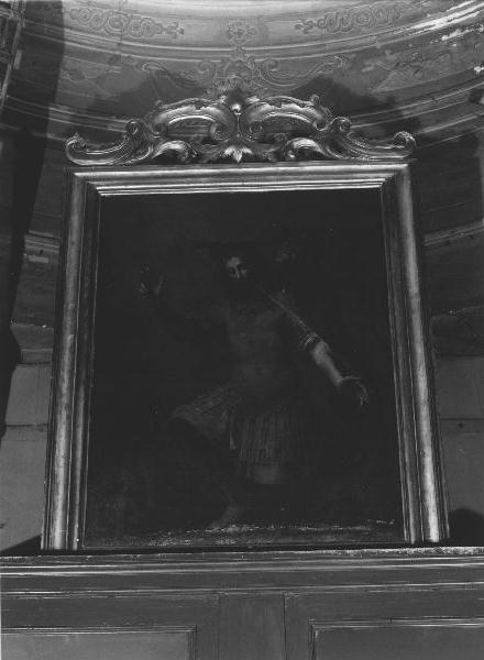 San Torpete illeso tra le fiere (dipinto, elemento d'insieme) di Carlone Giovanni detto Genovese (sec. XVII)
