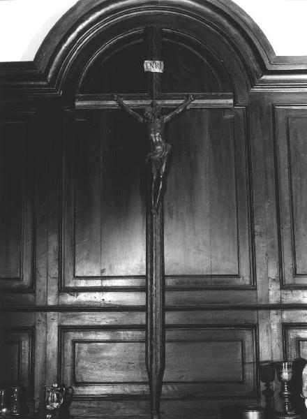 Cristo crocifisso (crocifisso, elemento d'insieme) - bottega ligure (prima metà sec. XVIII)