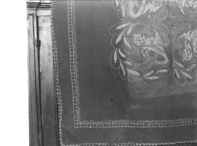 tovaglia, opera isolata - manifattura ligure (prima metà sec. XX)