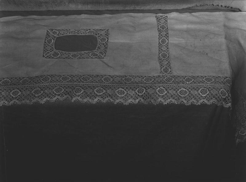 tovaglia da comunione, opera isolata - manifattura ligure (metà sec. XIX)